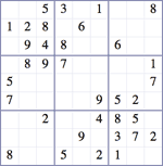 Example of a Sudoku puzzle